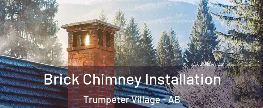  Brick Chimney Installation Trumpeter Village - AB