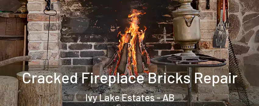  Cracked Fireplace Bricks Repair Ivy Lake Estates - AB