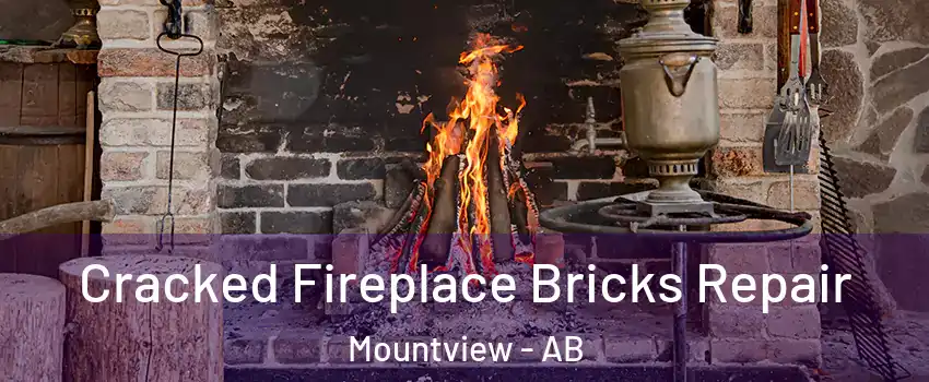  Cracked Fireplace Bricks Repair Mountview - AB