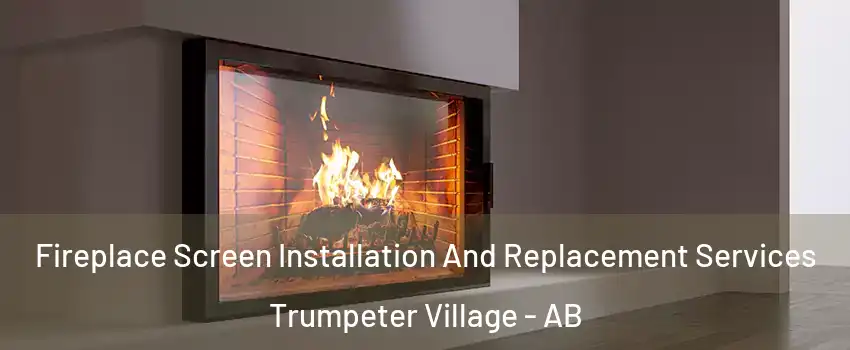 Fireplace Screen Installation And Replacement Services Trumpeter Village - AB