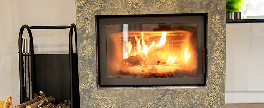 Decorative Electric Fireplace Installation in Royal Oaks, AB