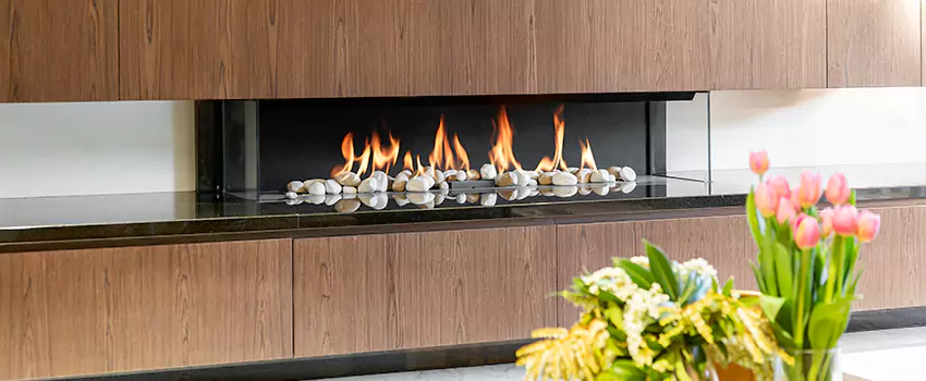 Outdoor Modern Fireplace Renovation Services in Crystal Lake, AB