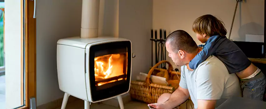 Morso Cast Iron Fireplace Insert Installation in Crystal Lake, AB