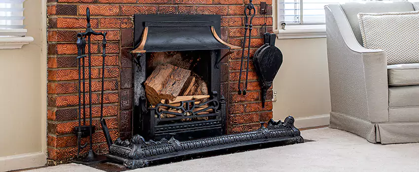 Vintage-style Fireplace Redesign in Royal Oaks, Alberta