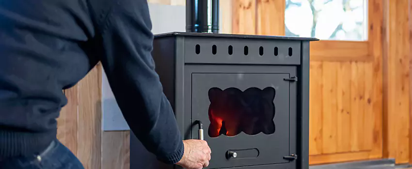 Pellet Stove Chimney Pipe Installation in Royal Oaks, AB