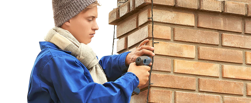 Masonry Chimney Mantle Service in Royal Oaks, Alberta