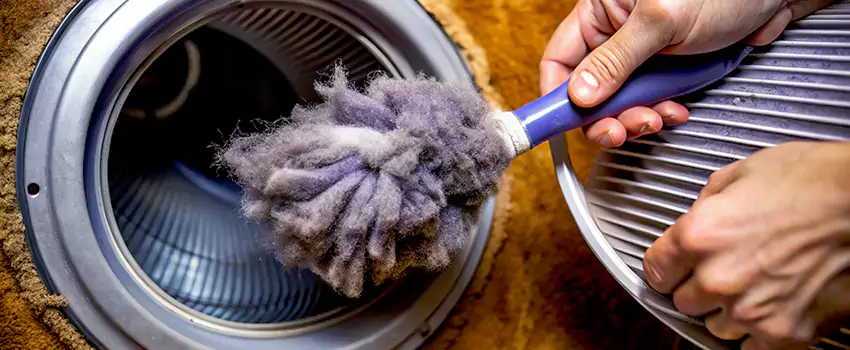 Signs Of A Clogged Dryer Lint Trap in Royal Oaks, Alberta
