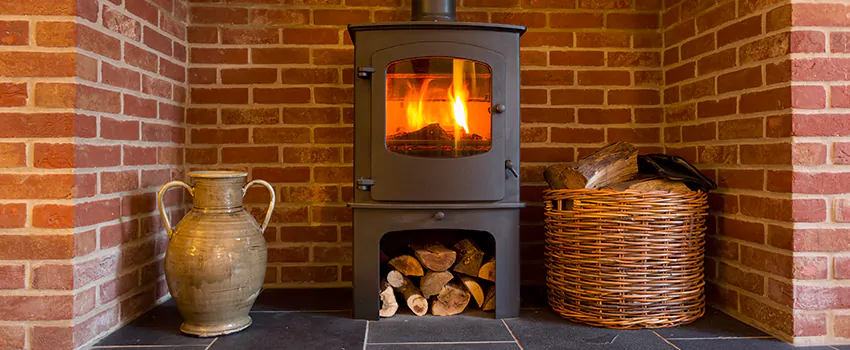 Fix Non-Working Rusted Metal Fireplace in Crystal Lake, Alberta