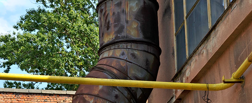 Lightning Protection Installation System for Industrial Chimneys in Royal Oaks, Alberta