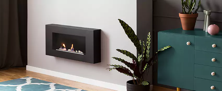 Ortal Island Fireplace Installation in Crystal Lake, Alberta