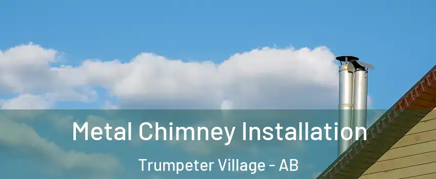  Metal Chimney Installation Trumpeter Village - AB