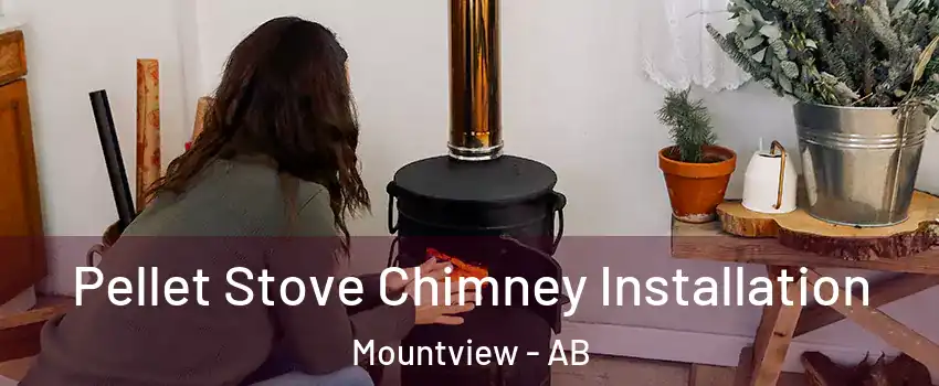  Pellet Stove Chimney Installation Mountview - AB
