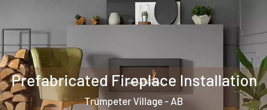  Prefabricated Fireplace Installation Trumpeter Village - AB